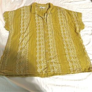 Sonoma Patterned Button-Down Shirt